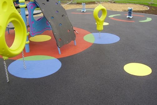 Playground Coloured Dots - Abacus Playgrounds