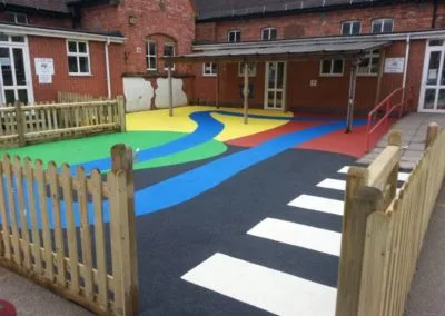 Holliers Walk Primary School Colourful Surfacing