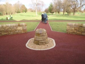 Rubber walkway