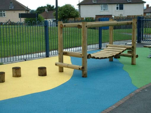 Adventure Trail Playground Surfacing - Abacus Playgrounds