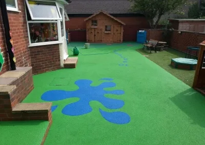 Colourful Wet Pour Playground