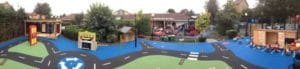 north beckton london playground surfacing