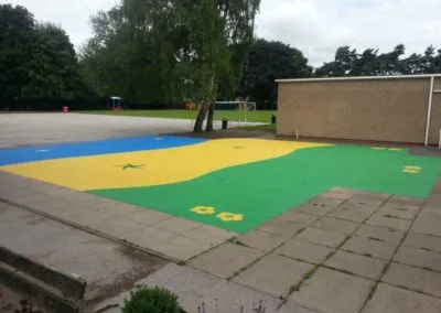 playschool play area surfacing