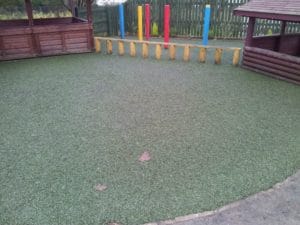 Green Rubber Mulch