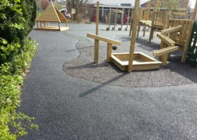 Birmingham Primary School bonded rubber mulch play area