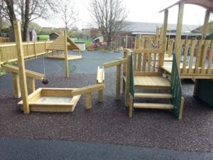 Birmingham Primary School bonded rubber play ground