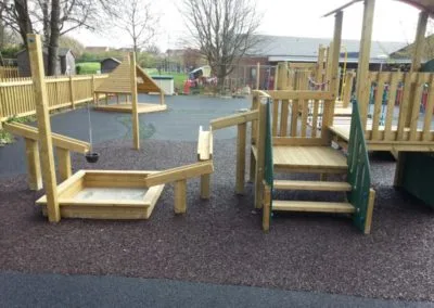 Birmingham Primary School bonded rubber play ground