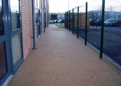 Resin bound gravel walkways