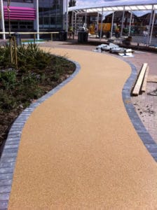 Resin bound walkways