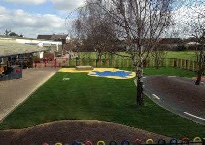 Primary School Completed Playground Surfacing