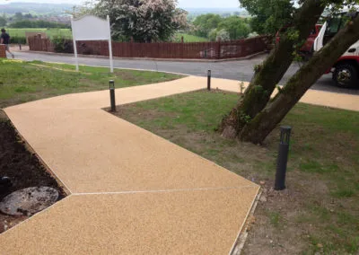 Resin Bound Gravel Surfacing Pavement