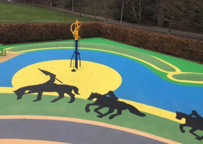 Wet Pour Horse Design for Playground